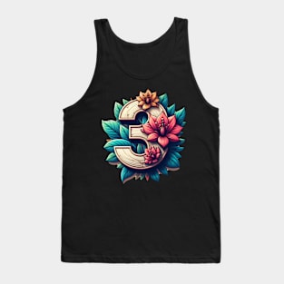 3 in flowers  vector Tank Top